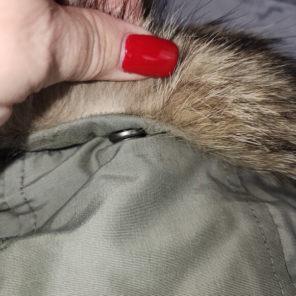 Woolrich Jacket Womens S Puffer Down Filled Warm Hooded Outerwear cabincore - Picture 6 of 14